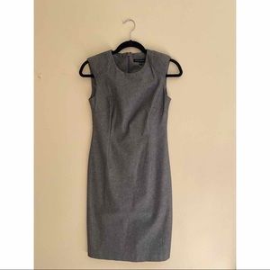 Banana Republic Charcoal Midi Dress